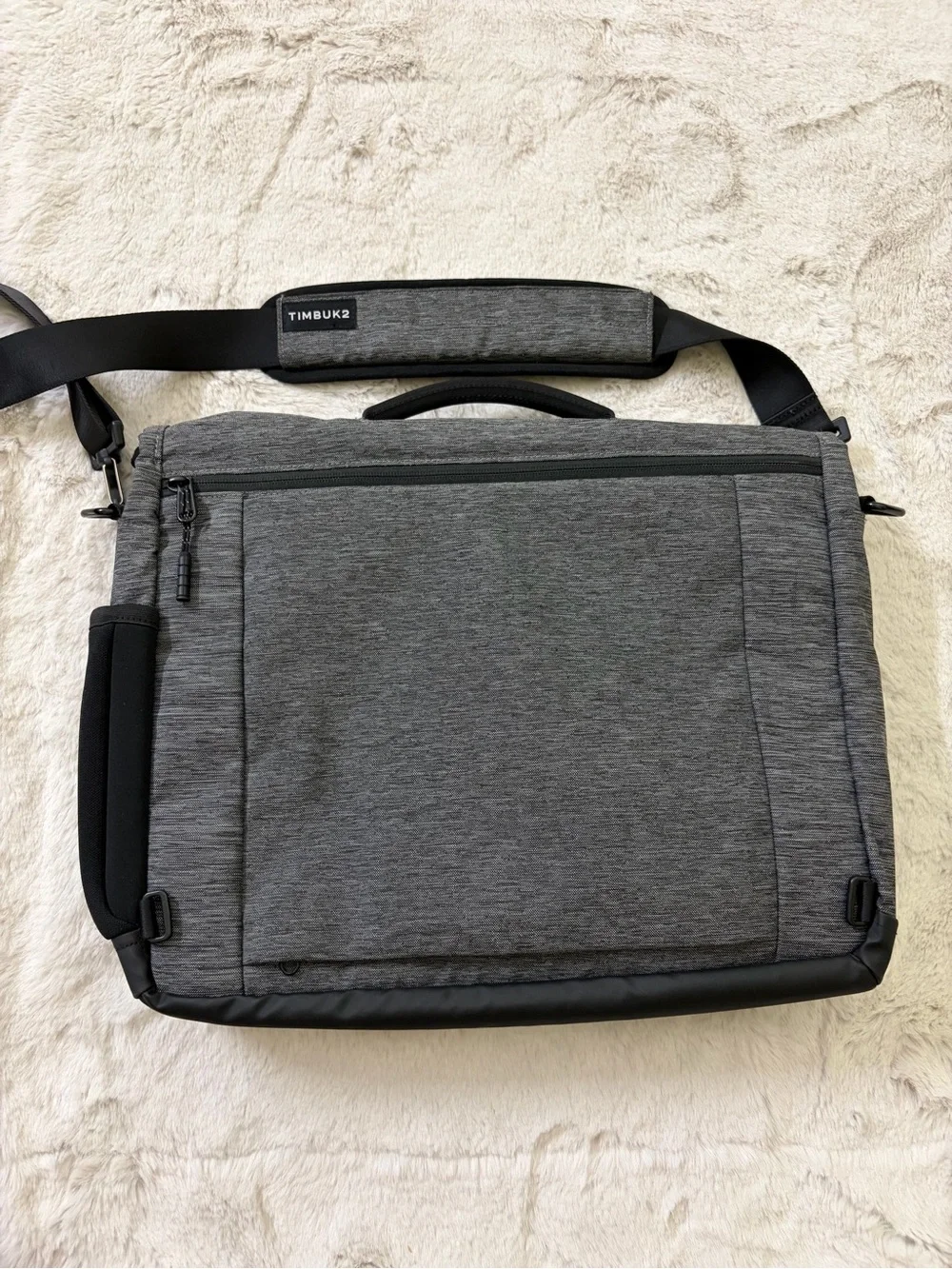 Timbuk2 Closer 15” Laptop Messenger Briefcase Gray Work Travel Bag Unisex